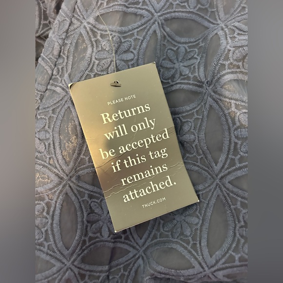 TUCKERNUCK Navy Organza Palmerston Dress size Medium - Picture 8 of 8